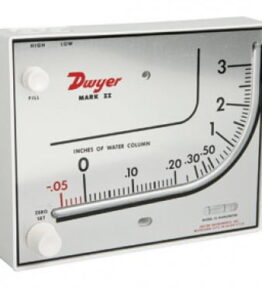 Dwyer Series Mark II, Model 25 Manometer — Draft Gauge