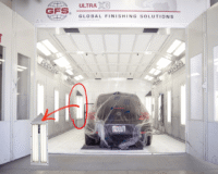 GFS Corner Spray Booth Light