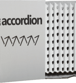 Accordion Poly-Back Baffle - High Efficiency Exhaust Filter