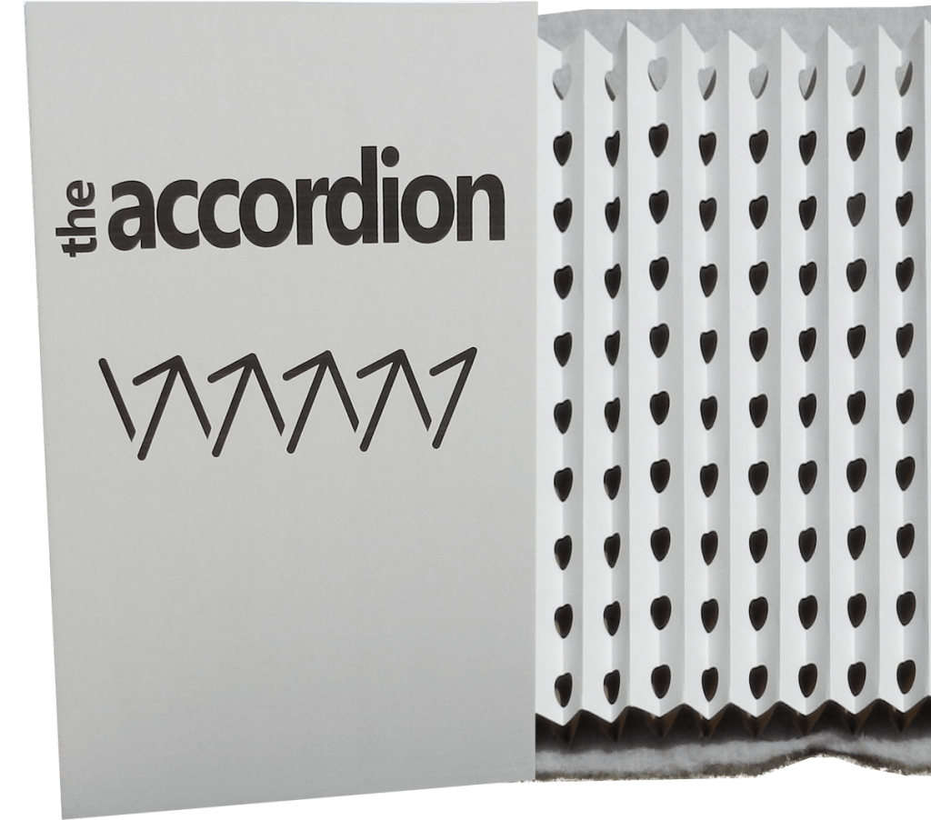 Accordion Poly-Back Baffle - High Efficiency Exhaust Filter