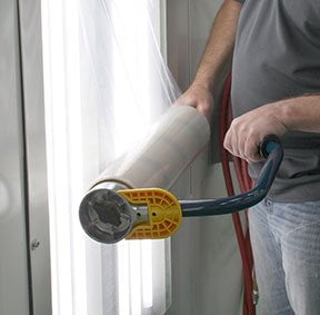 Glass Kleen Lens Film — Light Fixture Overspray Protection