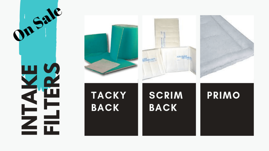 Spray Booth Intake Filters