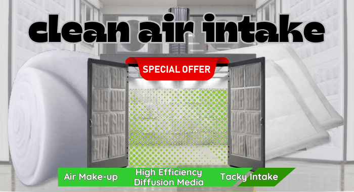 Spray Booth Intake Filters