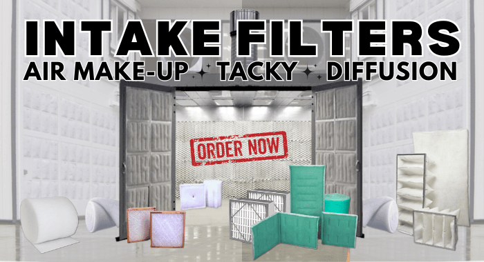 Spray Booth Intake Filters