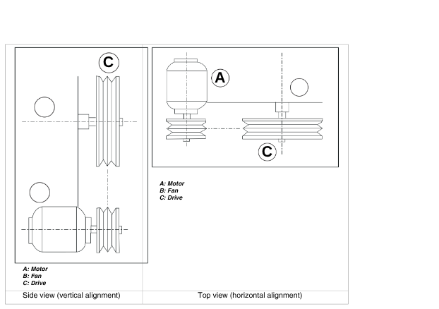 fan-motor-sheaves-alignment Fan and Motor Sheaves alignment