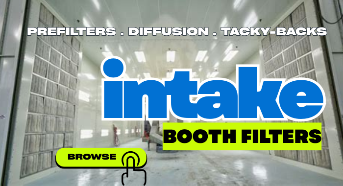 Spray Booth Intake Filters