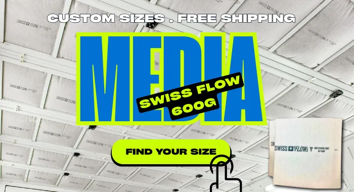 swiss flow 600G ceiling media